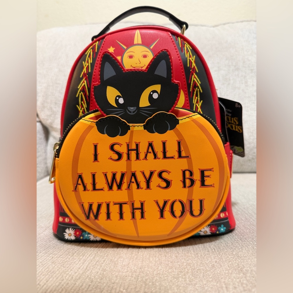 Hocus Pocus Dani and Binx Loungefly Backpack